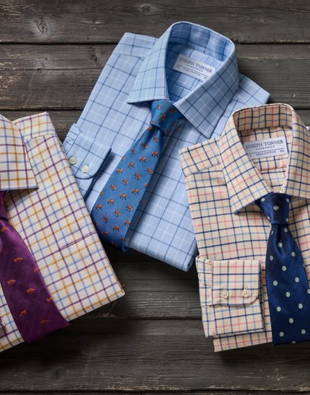 Blue/White Country Check Shirt