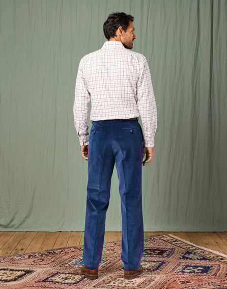 Corduroy Trousers - Blue