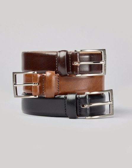 Classic Leather Belt - Brown