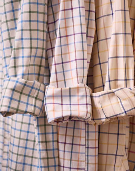 Olive/Blue Country Check Shirt
