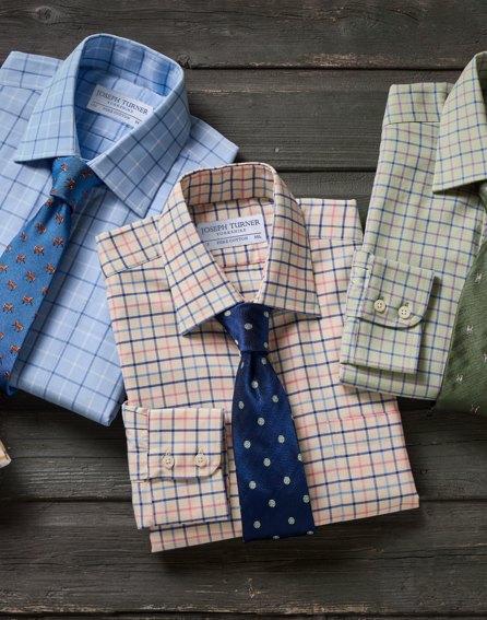 Blue/Navy/Pink Country Check Shirt
