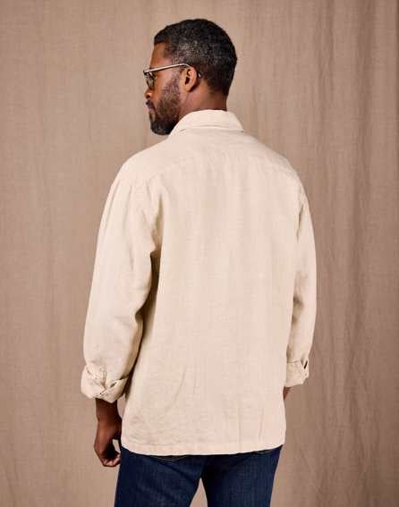 Linen Overshirt - Natural