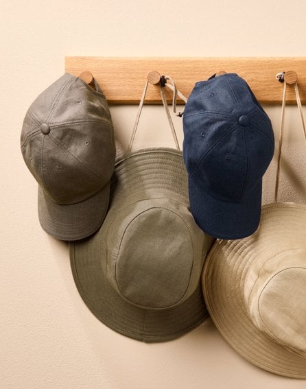 Linen Explorer Hat - Khaki (Flax)