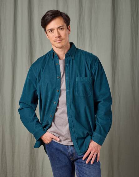 Needlecord Shirt - Teal