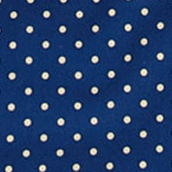 Navy/White Polkadot (fine)