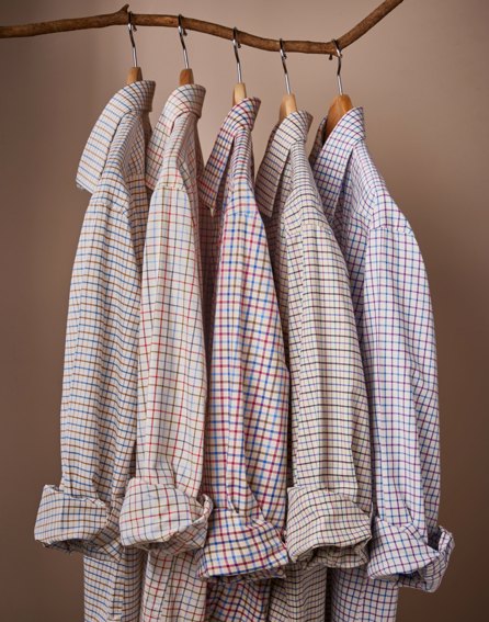 Blue/Red/Green/Tan Country Check Shirt