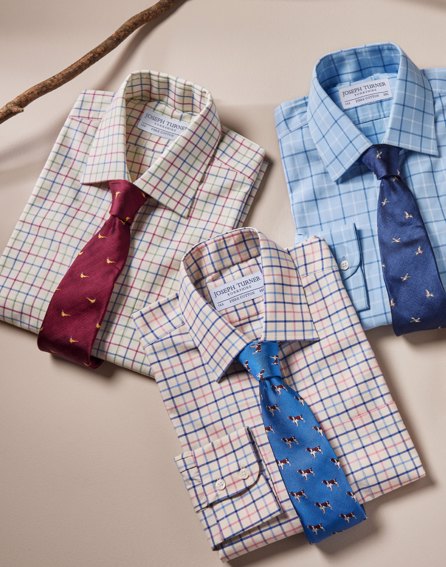 Blue/White Country Check Shirt