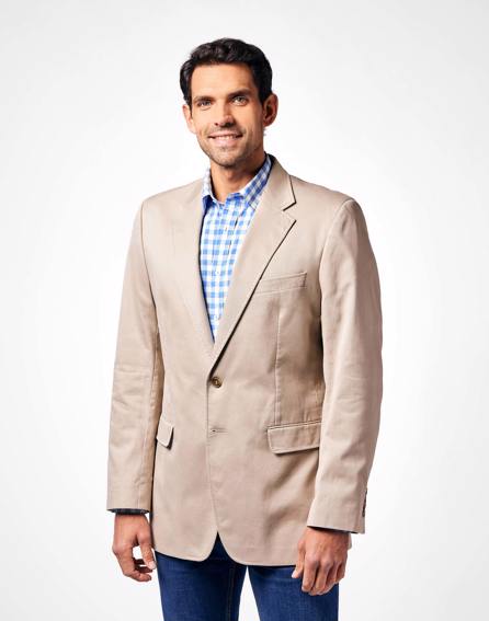Bempton Twill Jacket - Stone