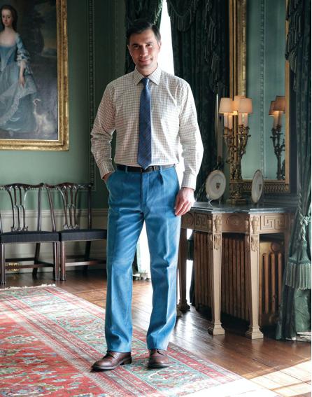 Corduroy Trousers - Blue