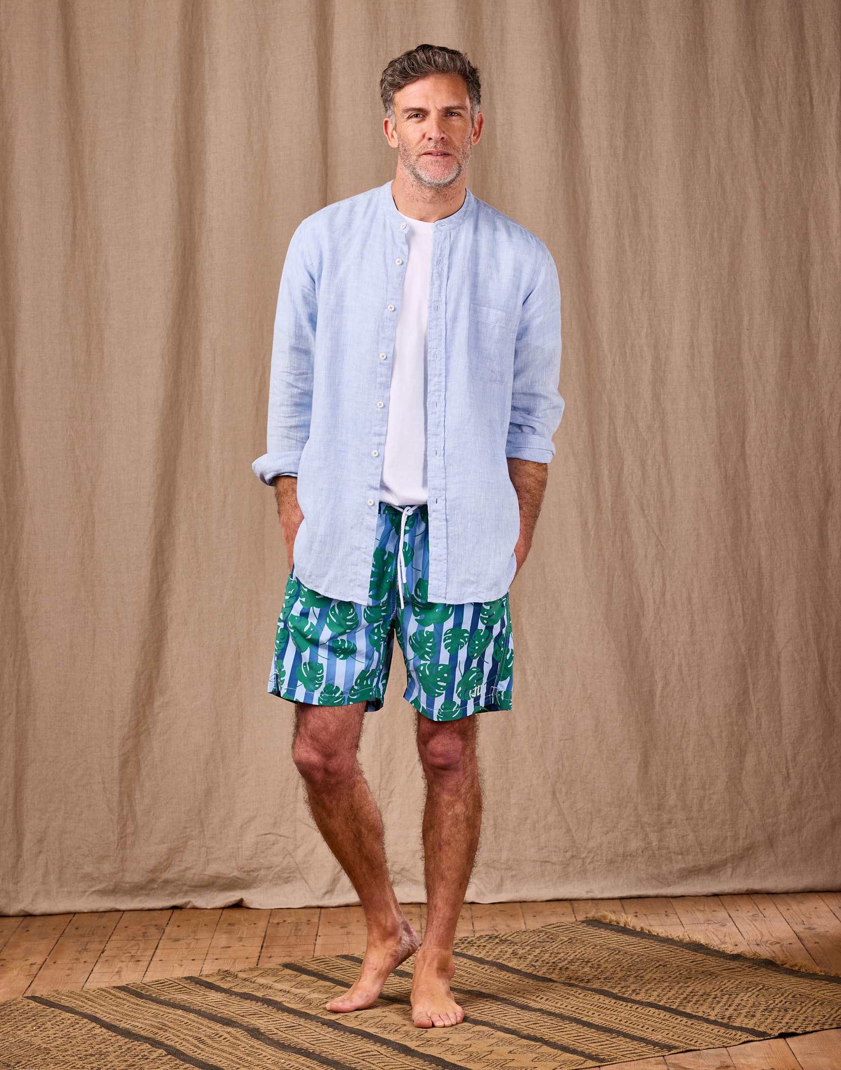 Swimming Trunks - Monstera Leaves