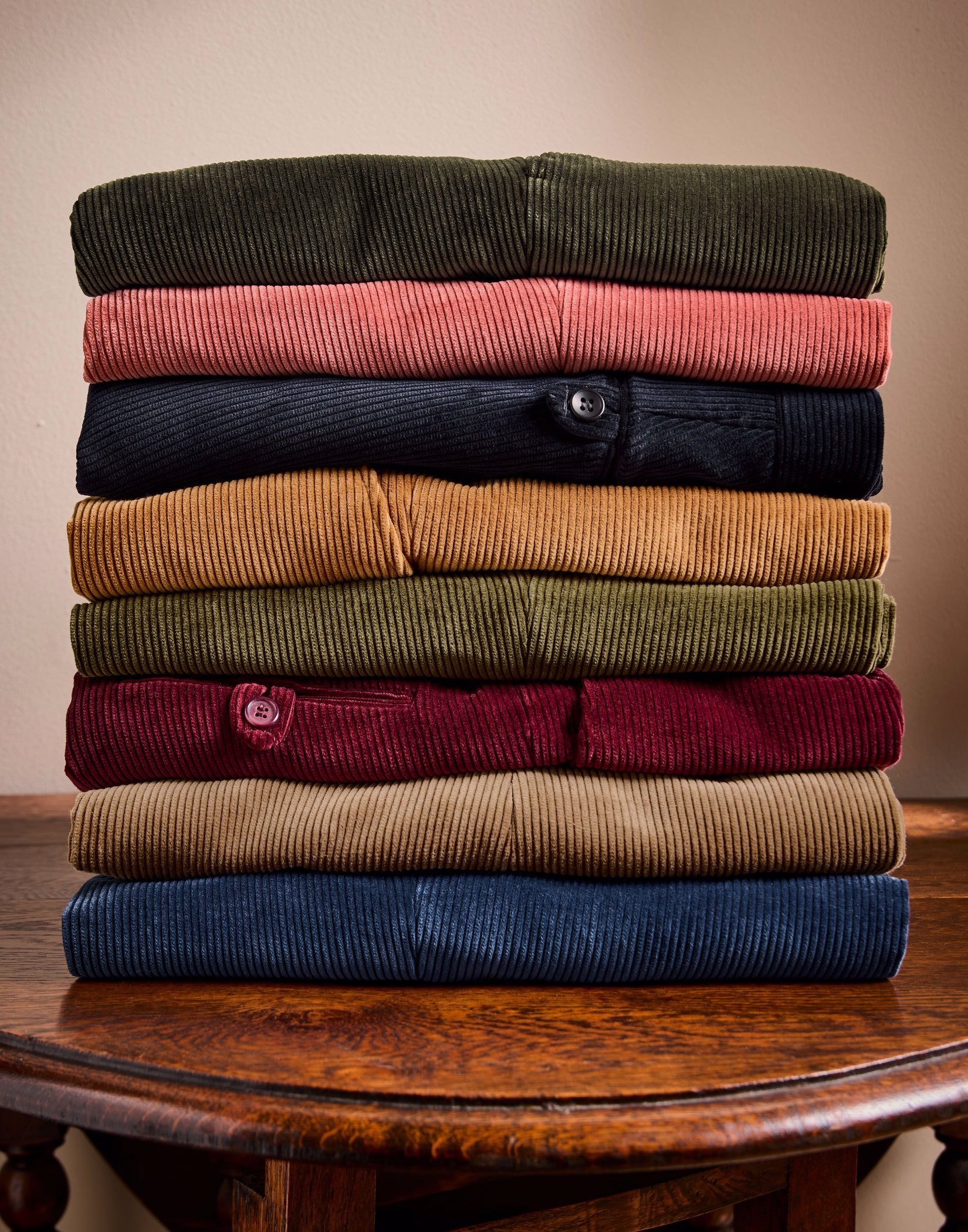 Corduroy Trousers - Dark Sand | Joseph Turner