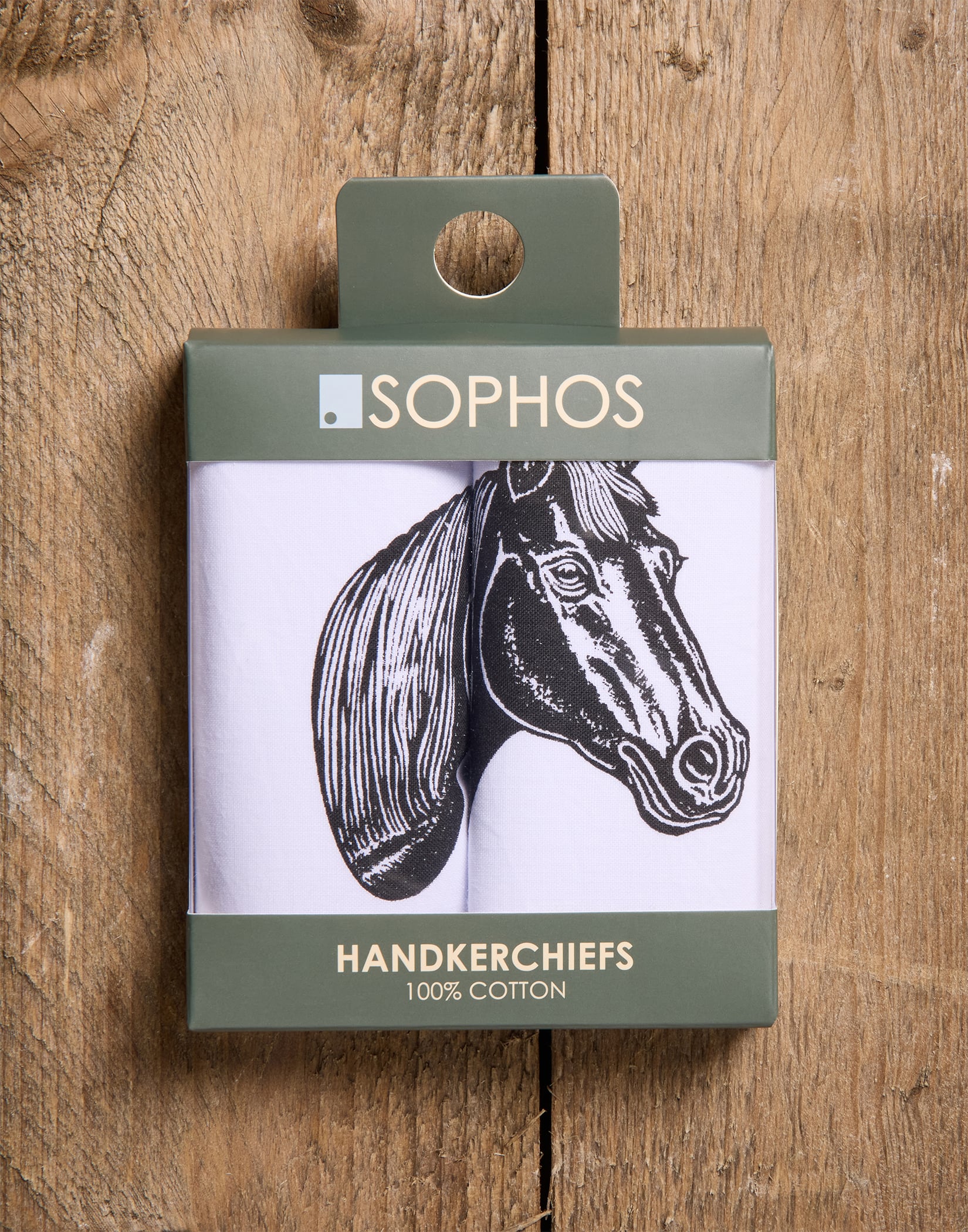 Cotton Handkerchiefs - Horse