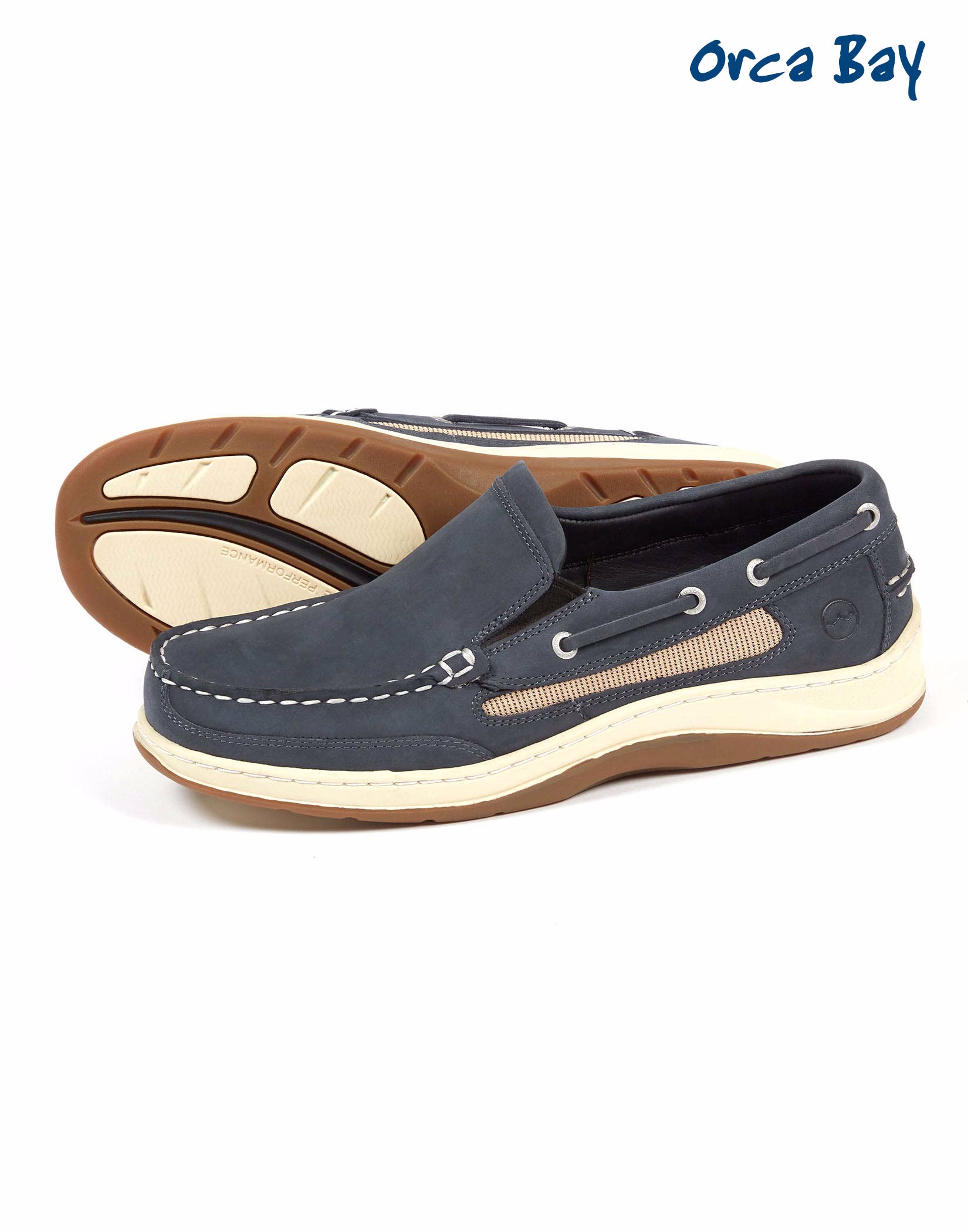 Largs Deck Shoes - Navy