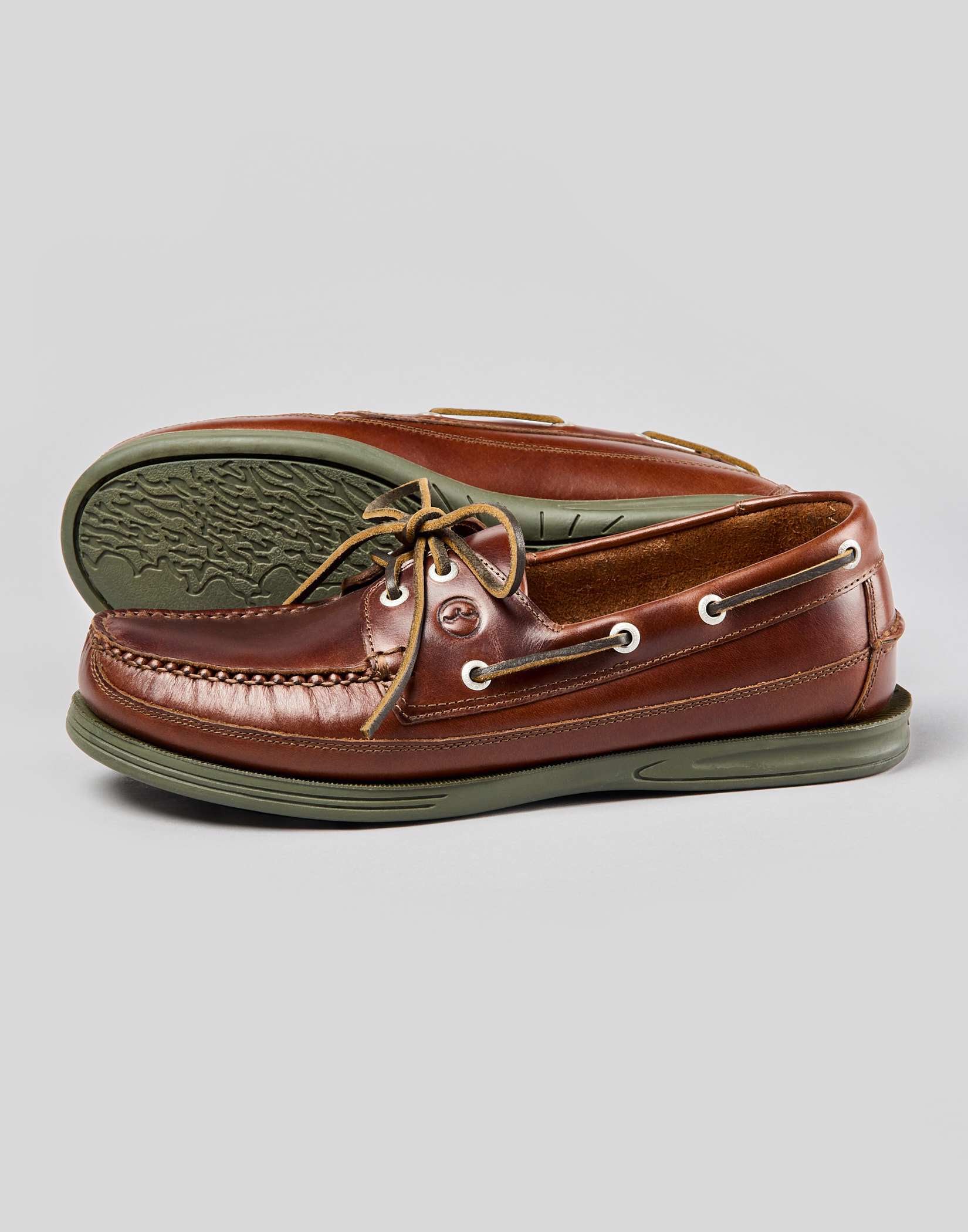 Fowey Deck Shoe - Elk