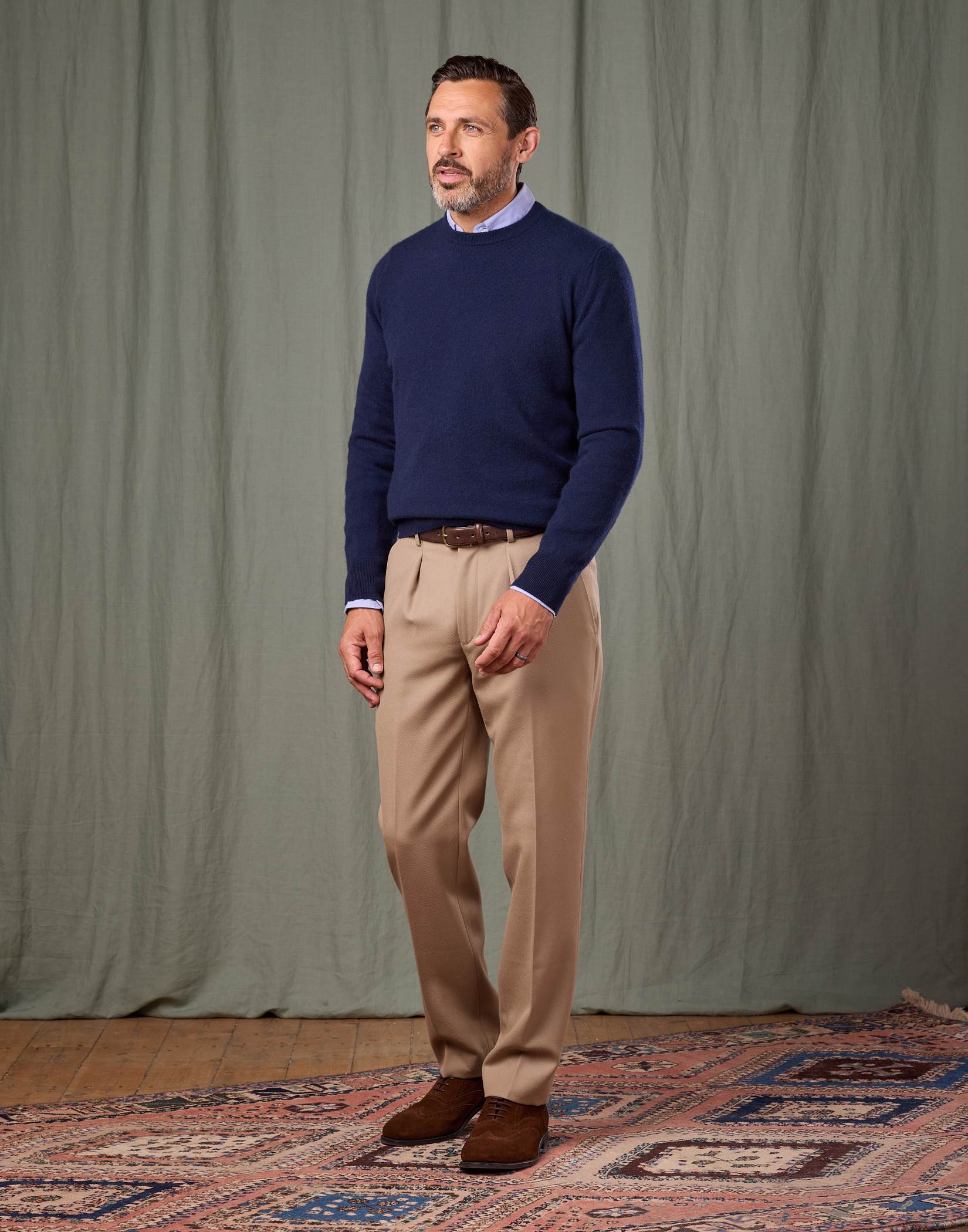 Cavalry Twill Trousers - Taupe