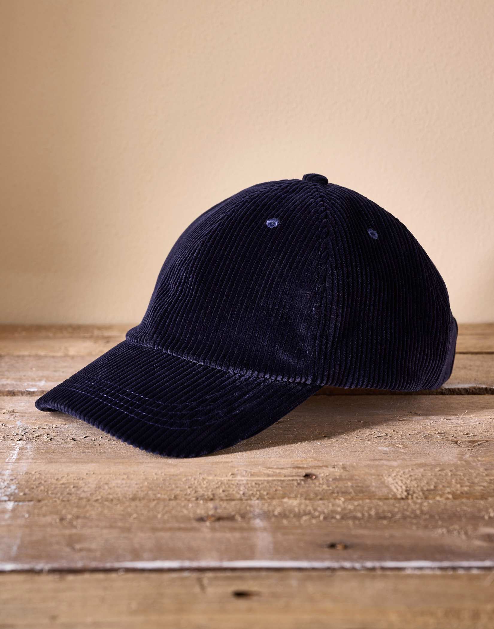 Corduroy Baseball Cap - Navy