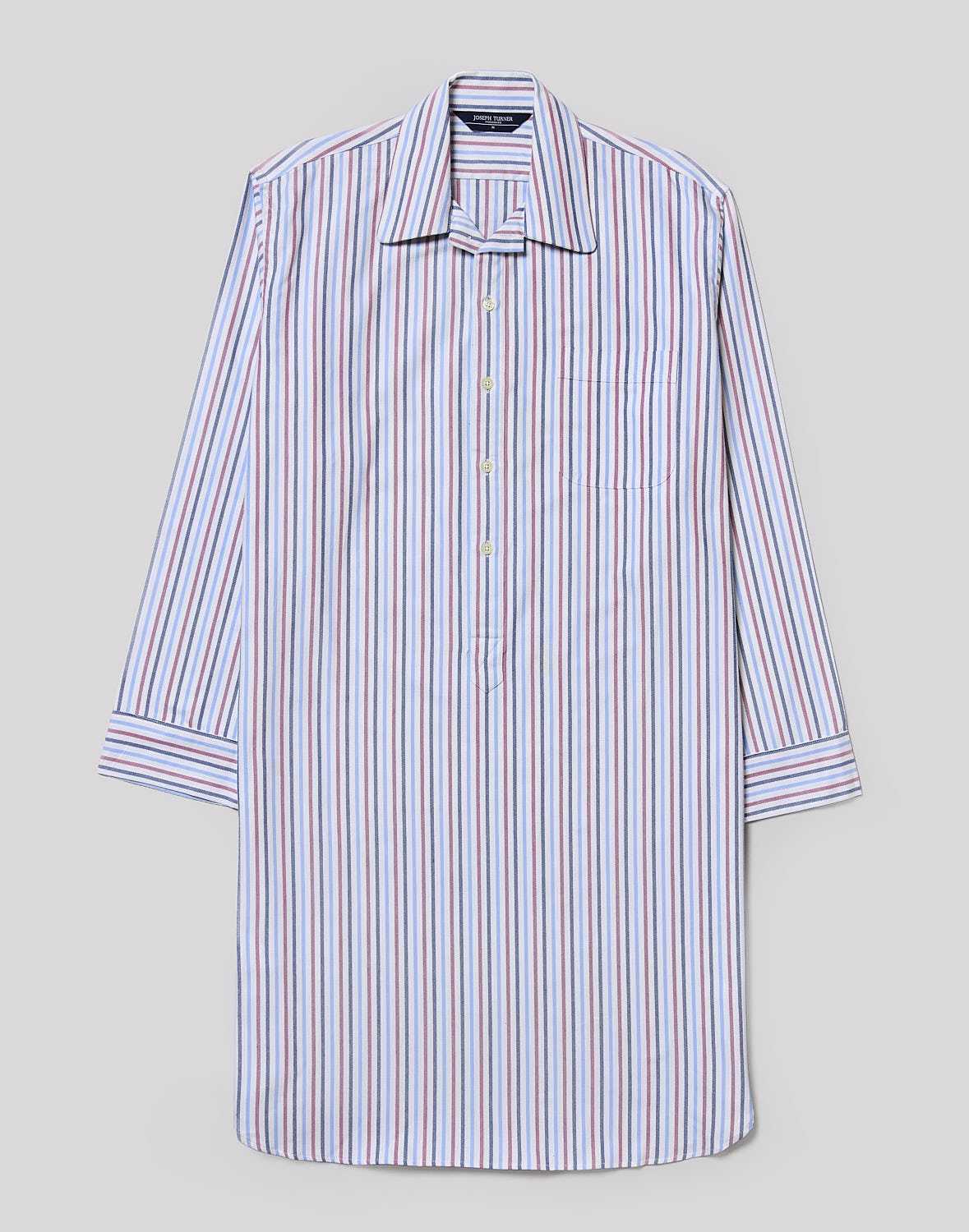 Nightshirt - Blue/Magenta (brushed)
