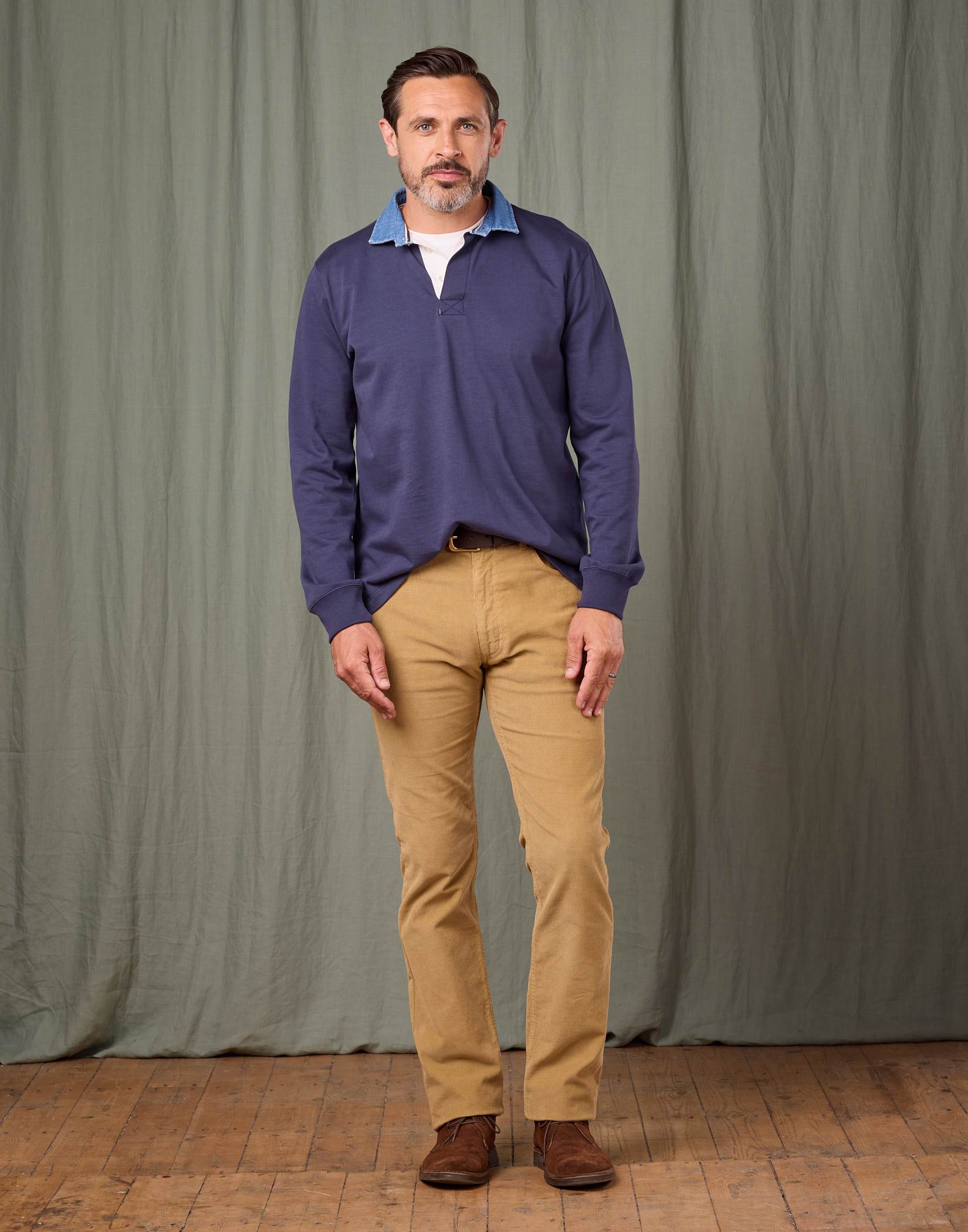 Needlecord Jeans - Dark Sand