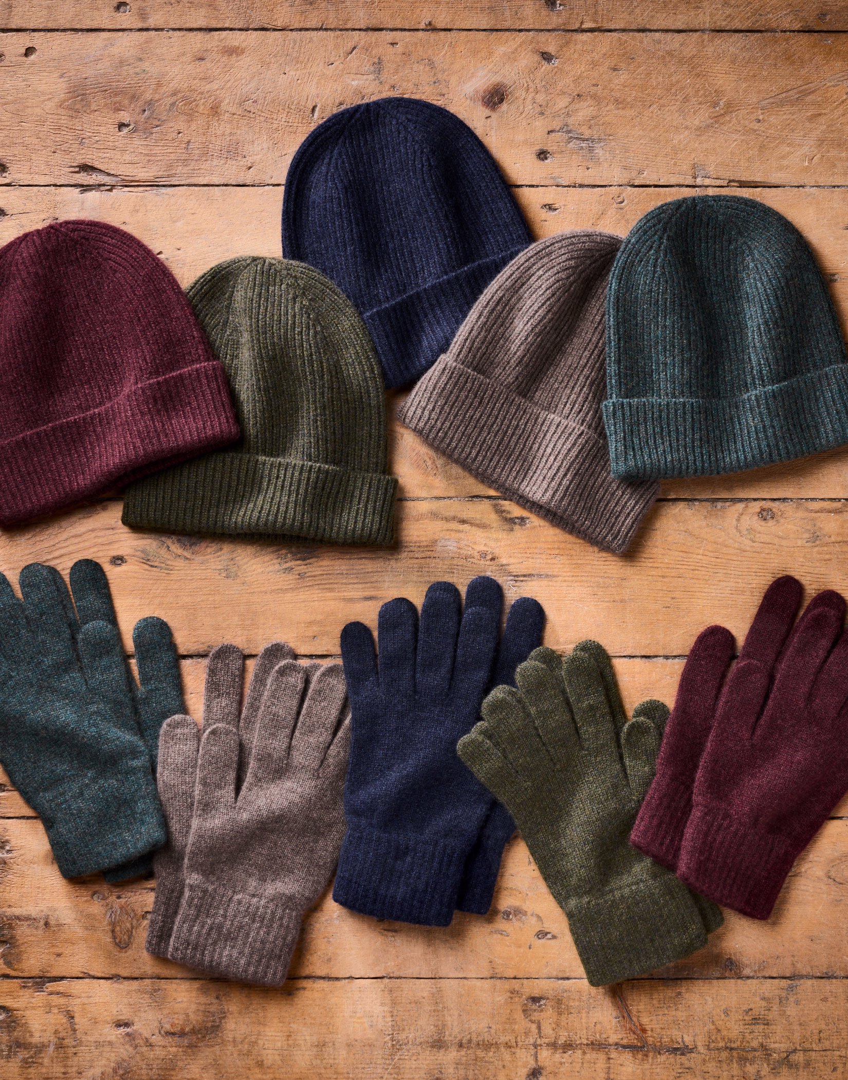 Cashmere Beanie Hat - Cobble