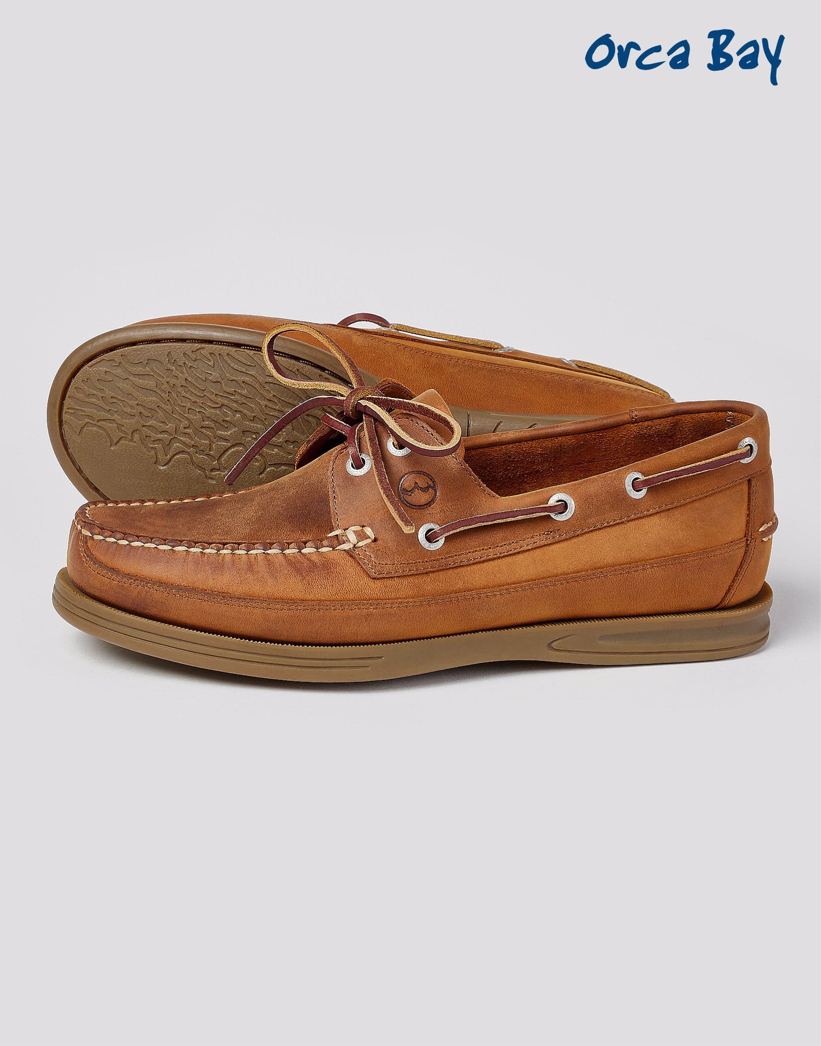 Fowey Deck Shoes - Sand