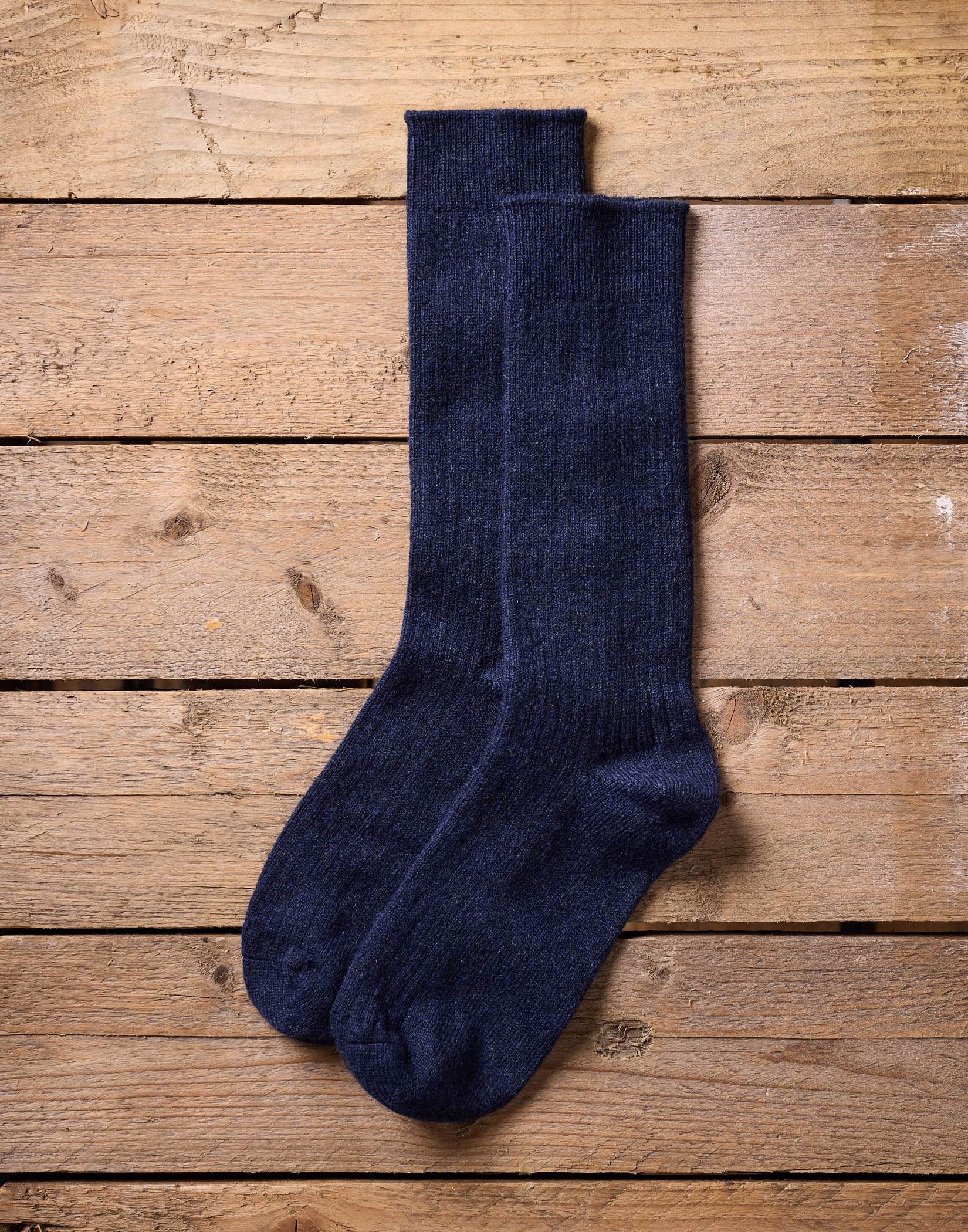 Cashmere Socks - Navy