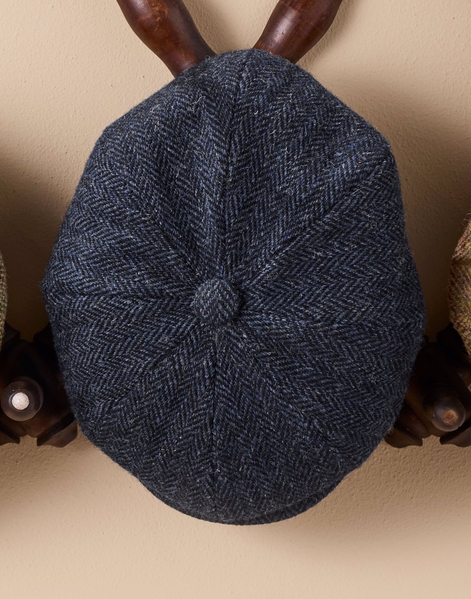 Newsboy Cap - Blue Tweed