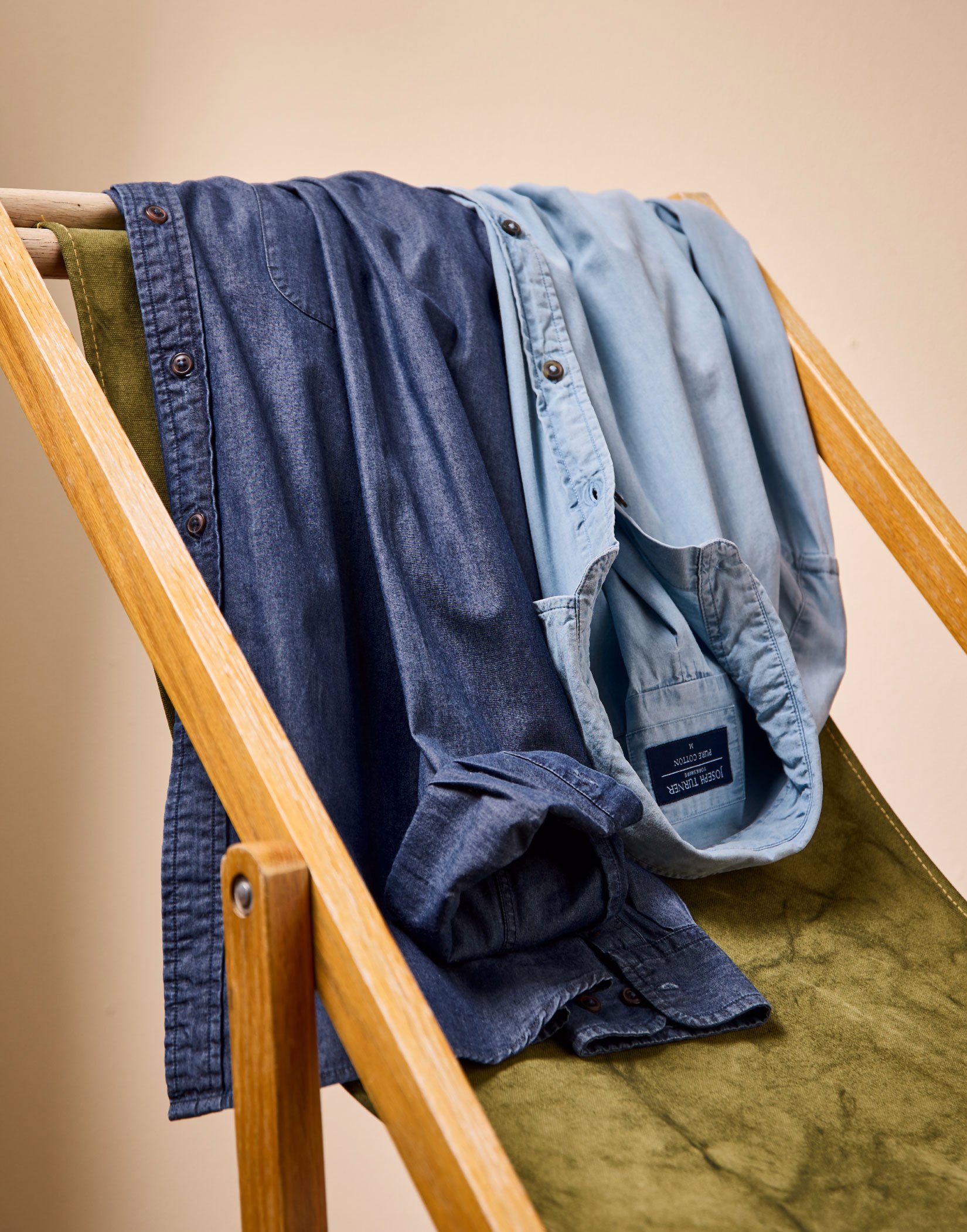 Chambray Shirt - Dark Blue