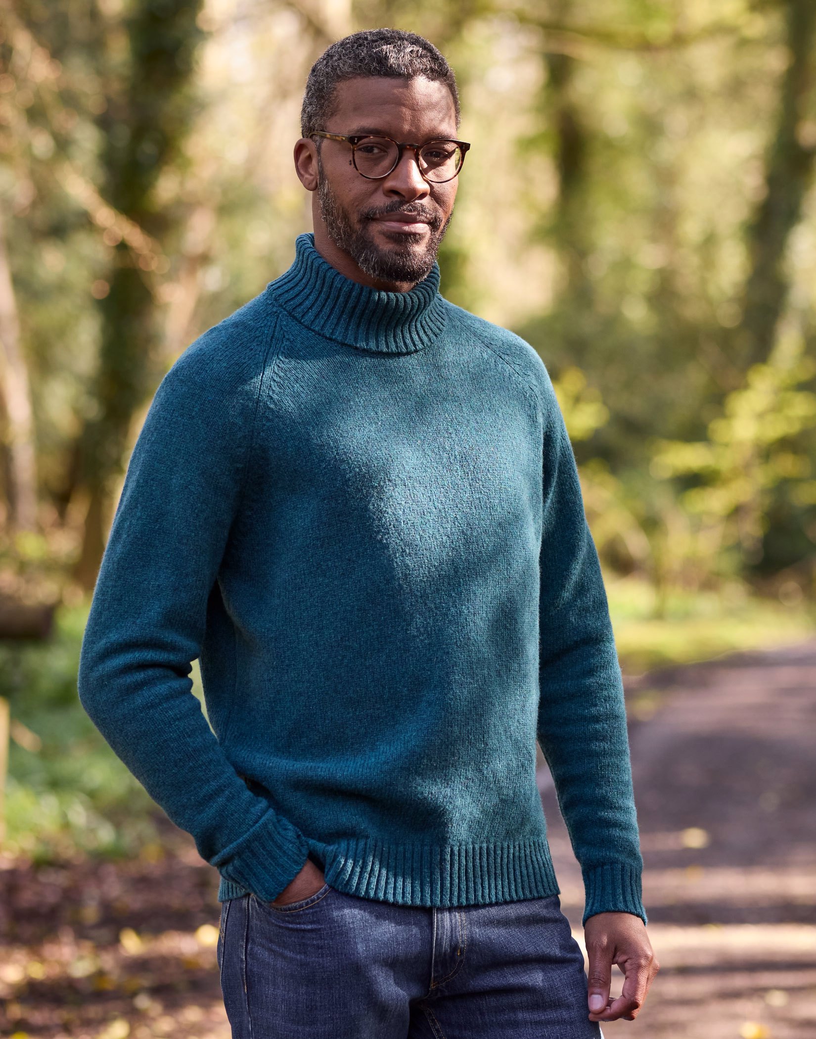 Dalesway Roll Neck - Teal