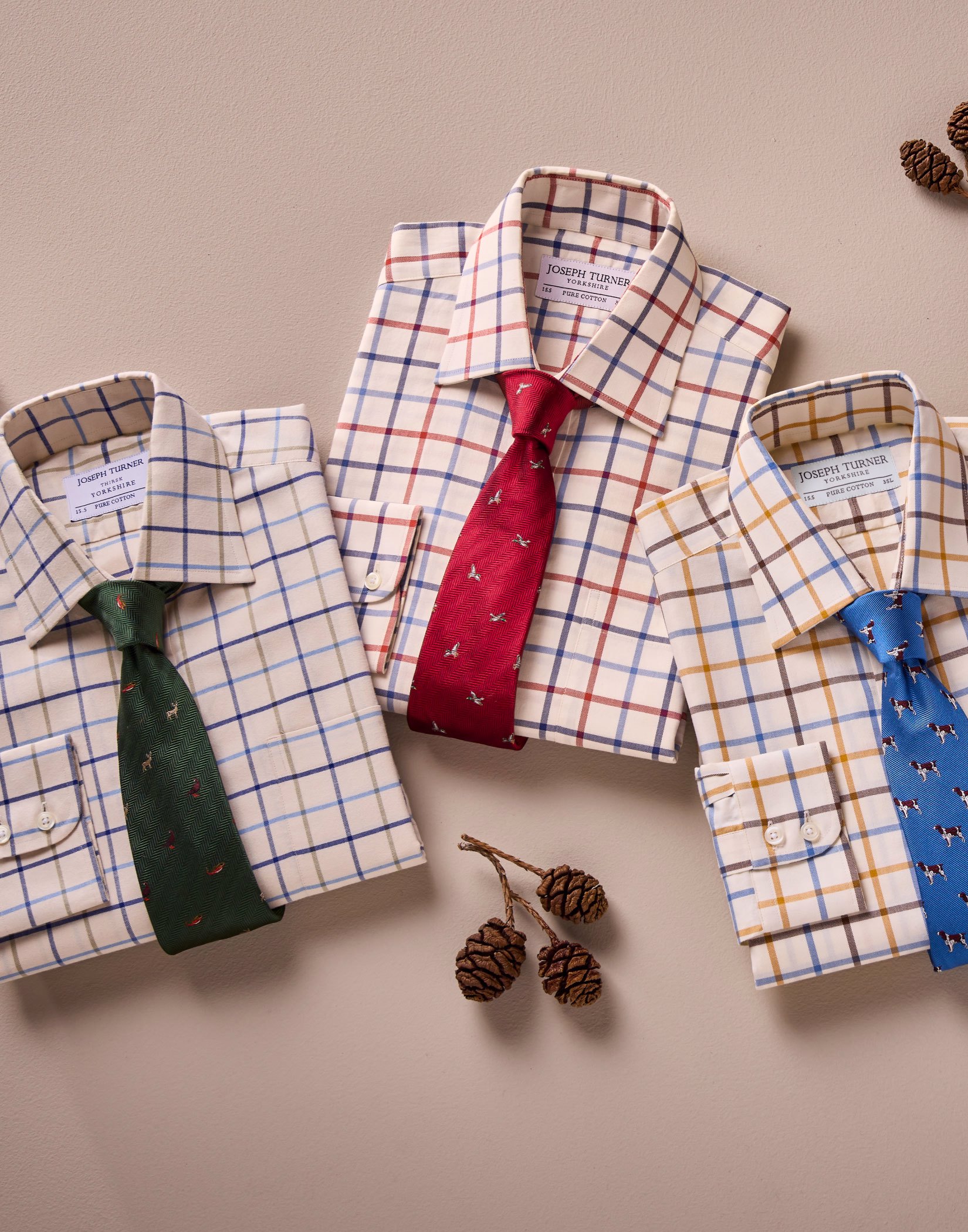 Blue/Olive/Navy Country Check Shirt