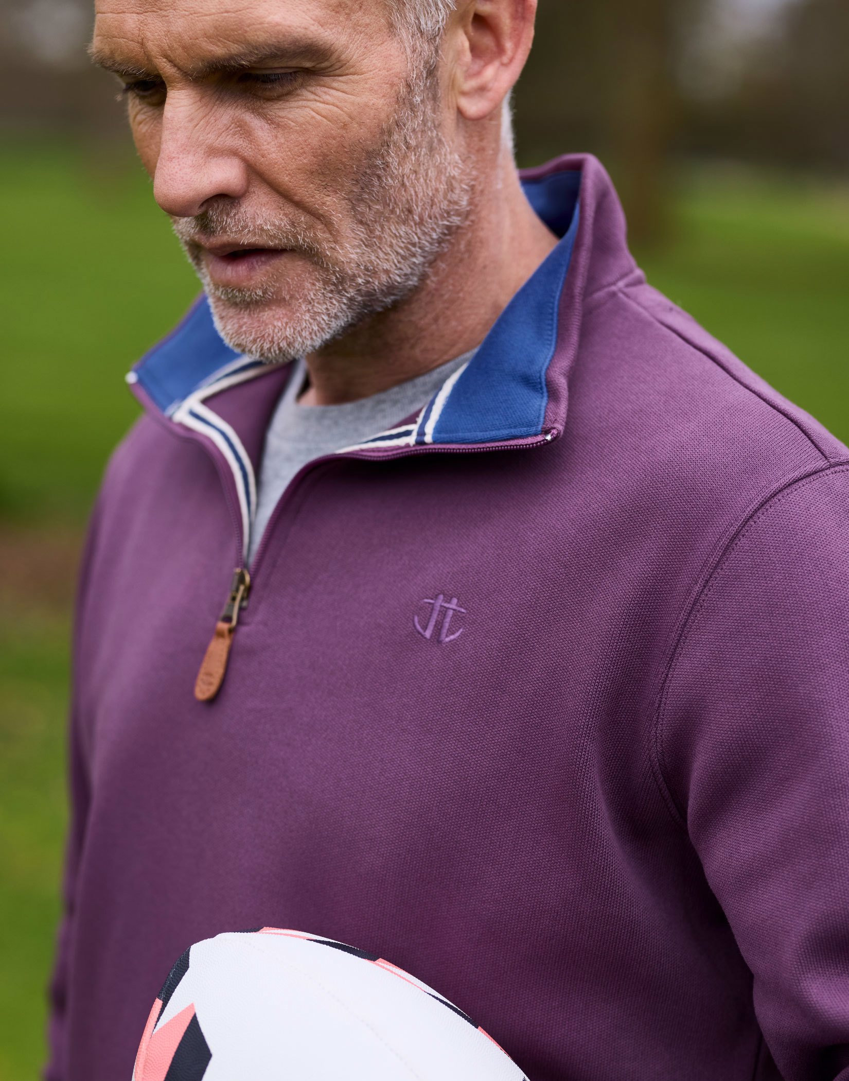 Half Zip Sweatshirt - Fig