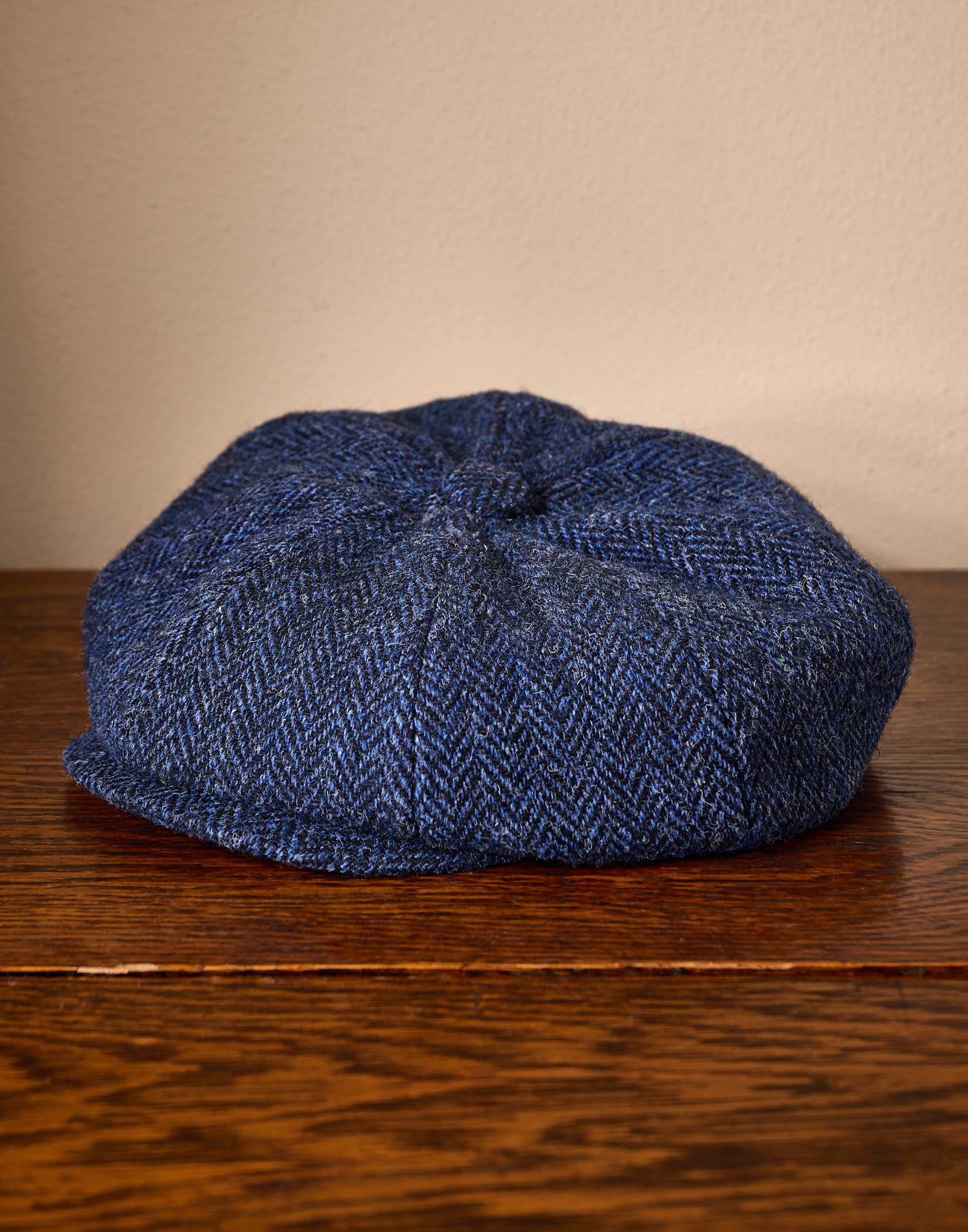 Newsboy Cap - Blue Tweed