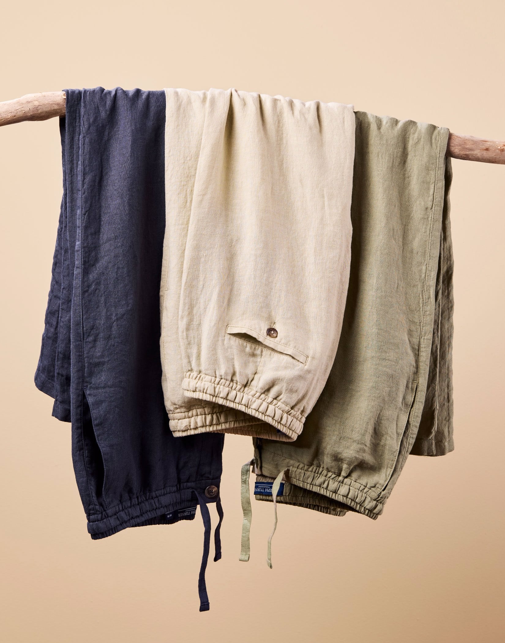 Casual Linen Trouser - Stone