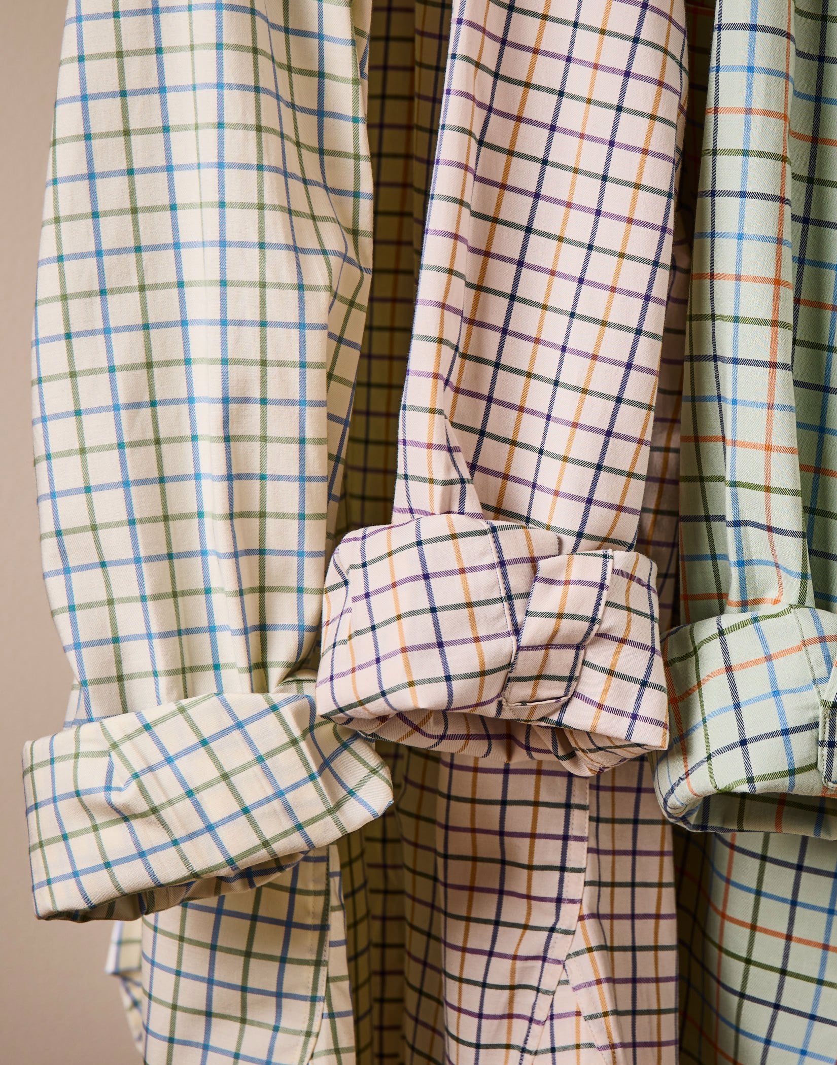 Green/Blue/Orange Country Check Shirt