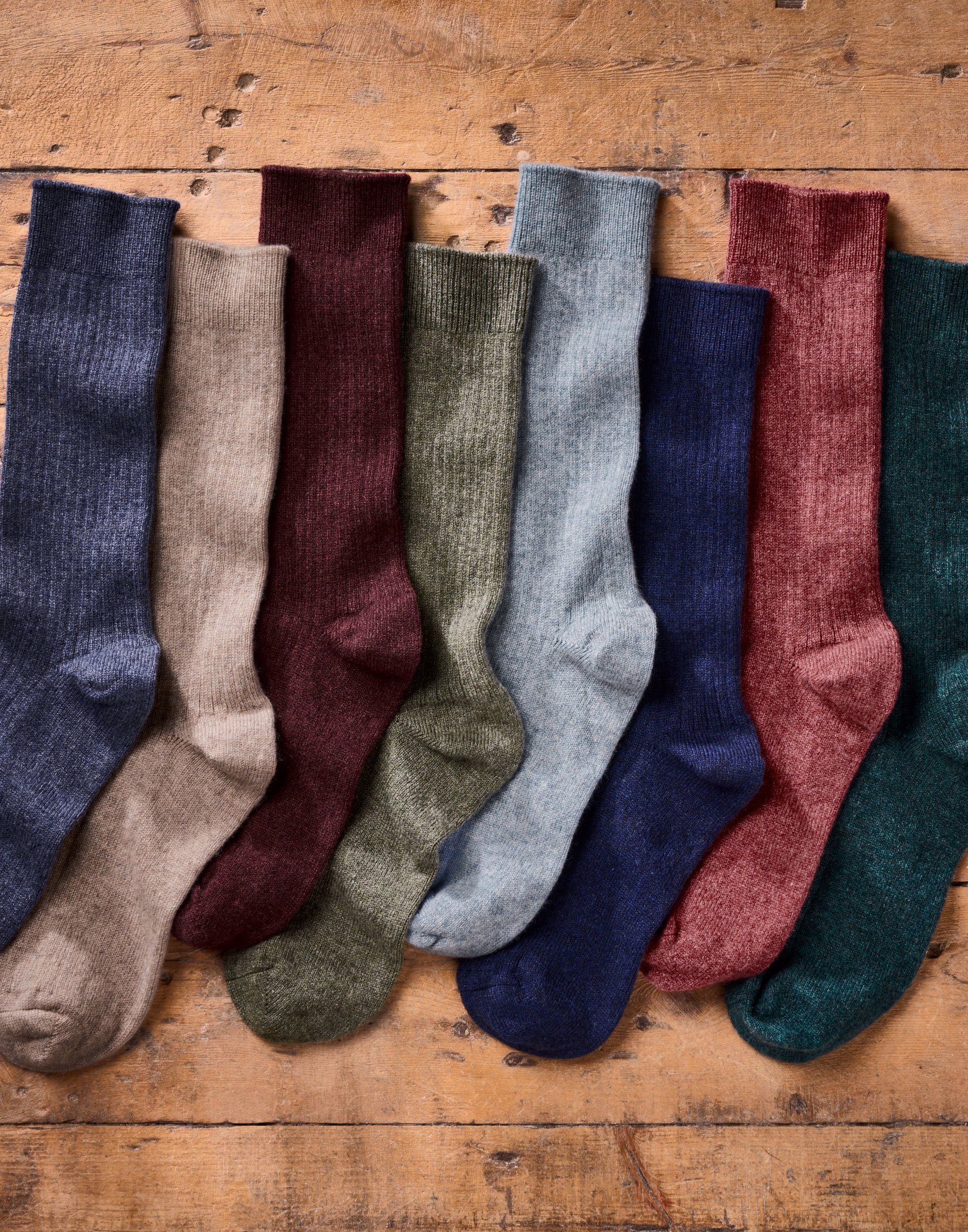 Cashmere Socks - Moss