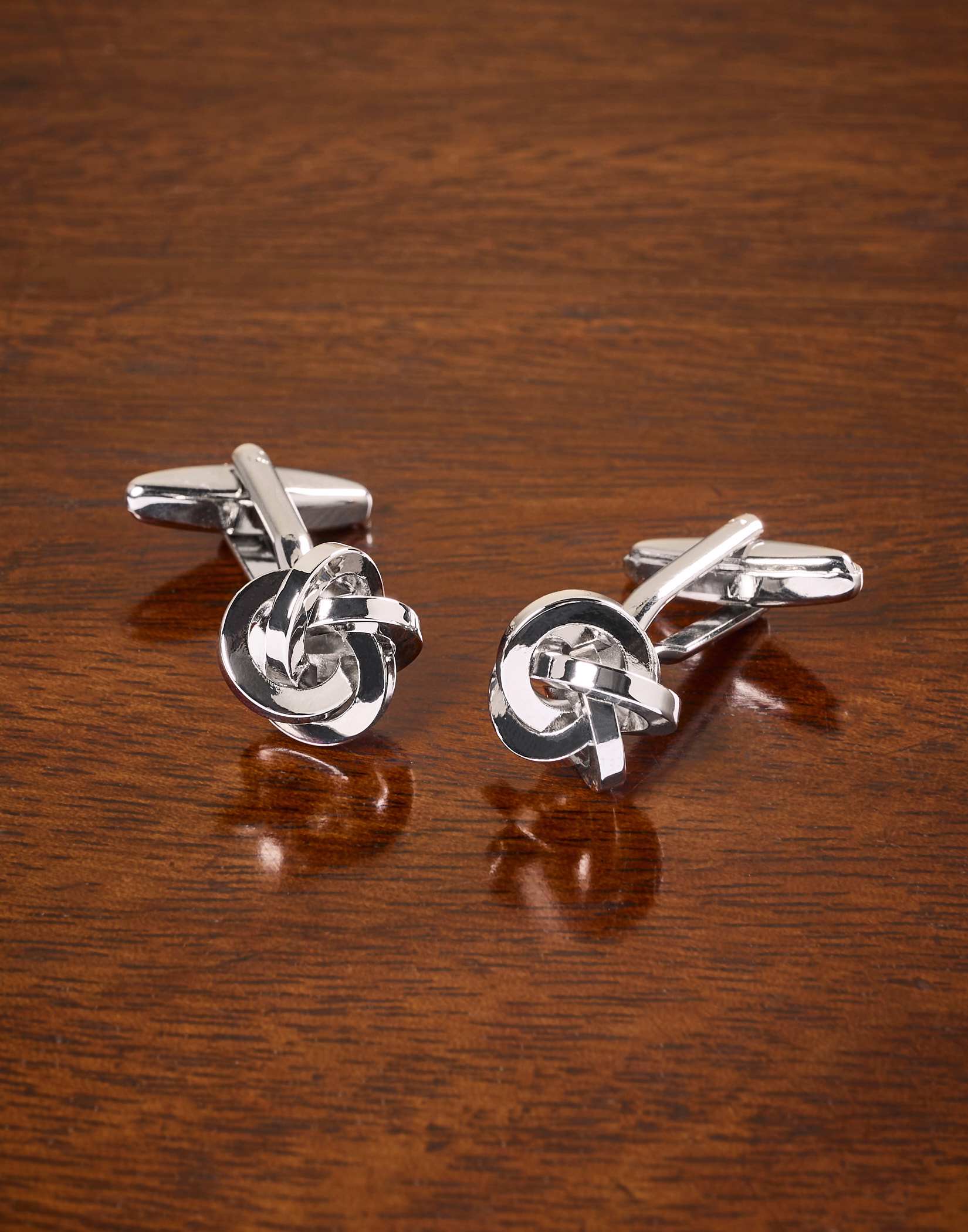 Silver Knot Cufflinks
