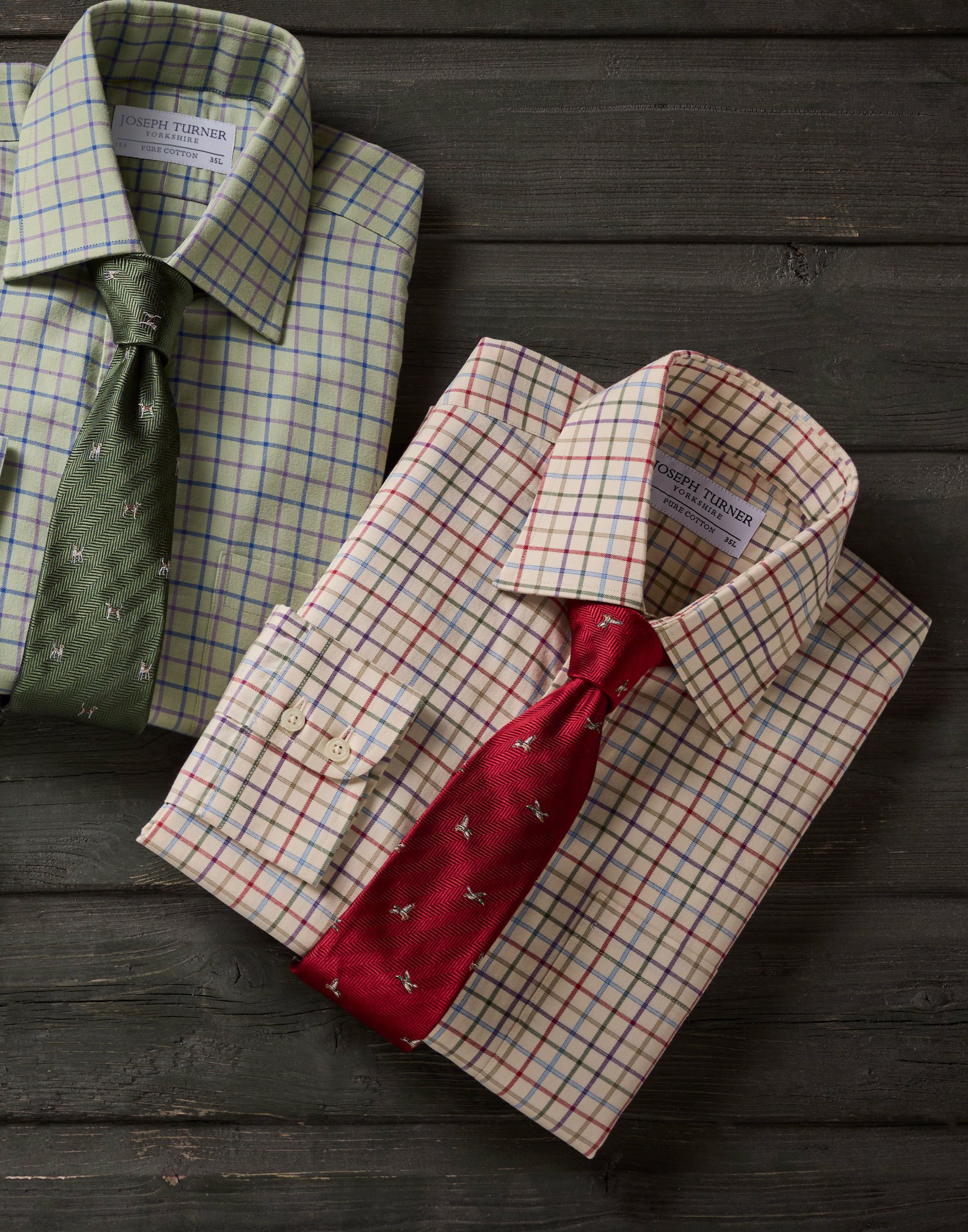 Red/Green/Purple Country Check Shirt