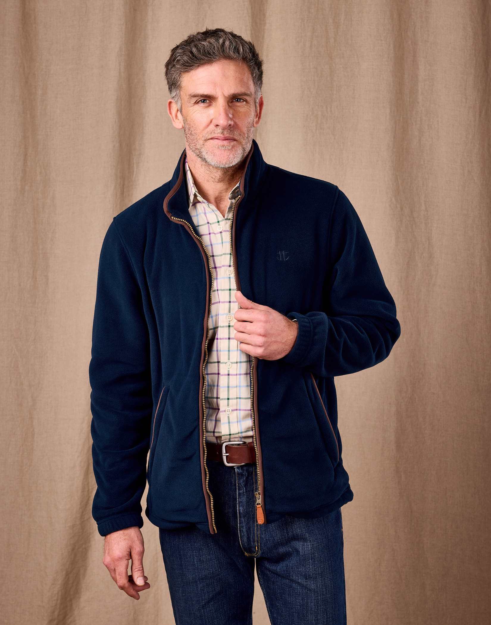 Fleece Jacket - Navy