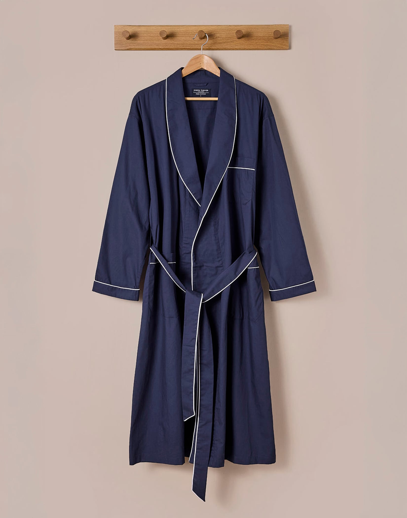 Dressing Gown - Navy (fine)