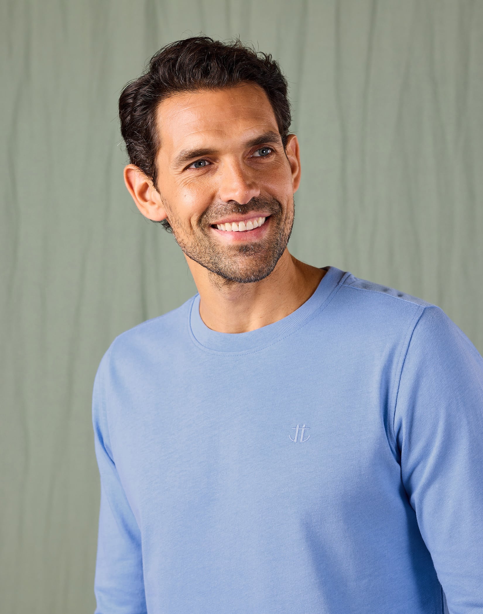 Long Sleeve T Shirt - Blue