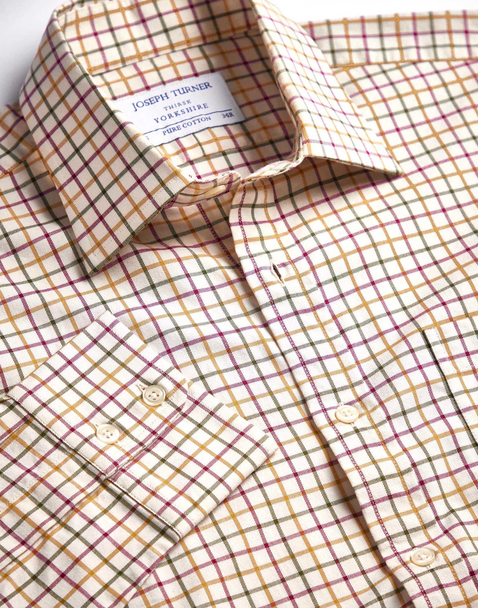 Green/Sand/Wine Country Check Shirt