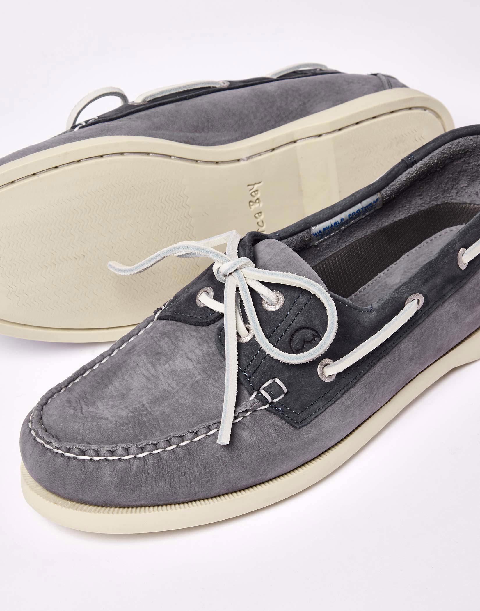 Sandusky Deck Shoe - Grey/Indigo