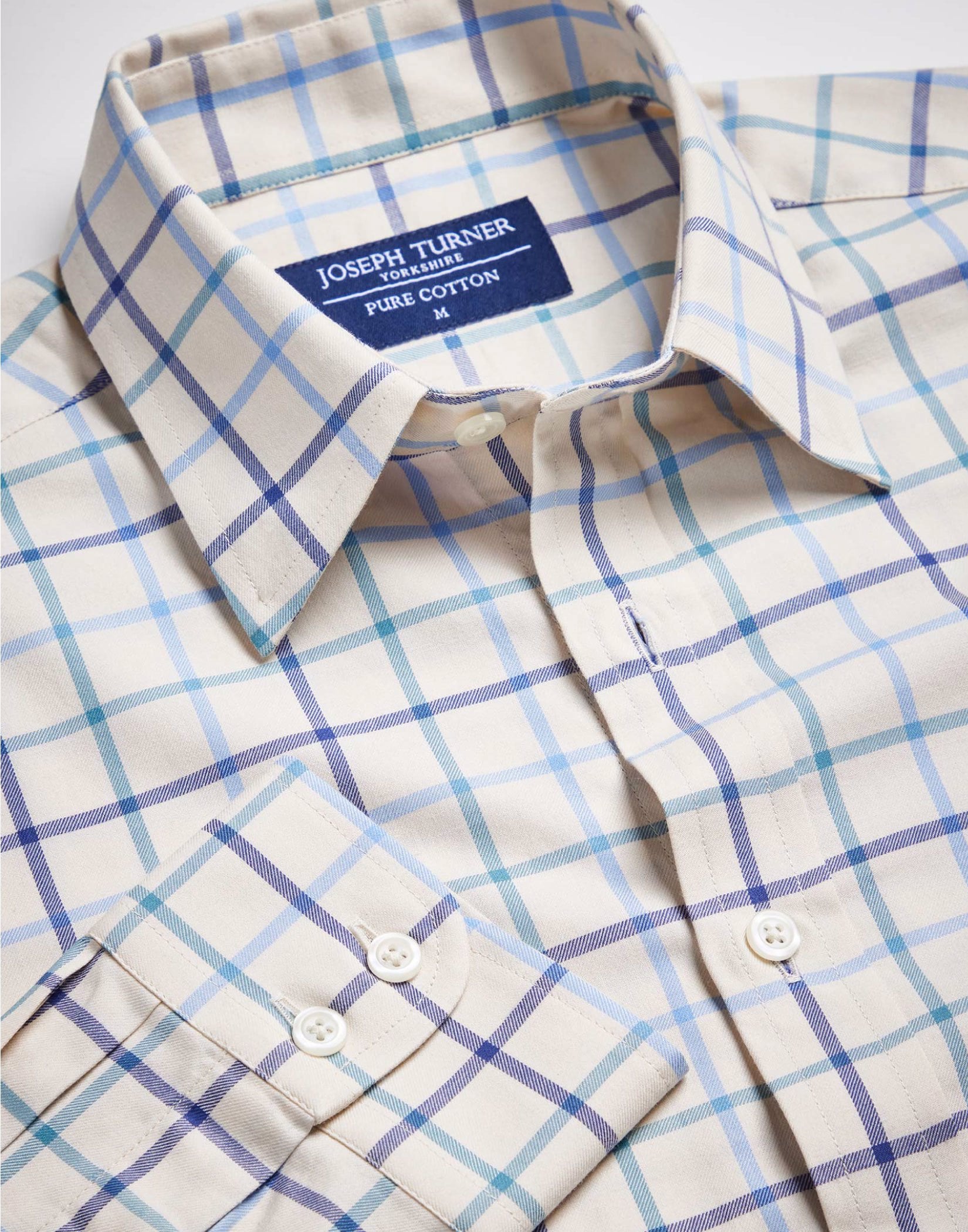 Navy/Blue/Teal Country Check Shirt