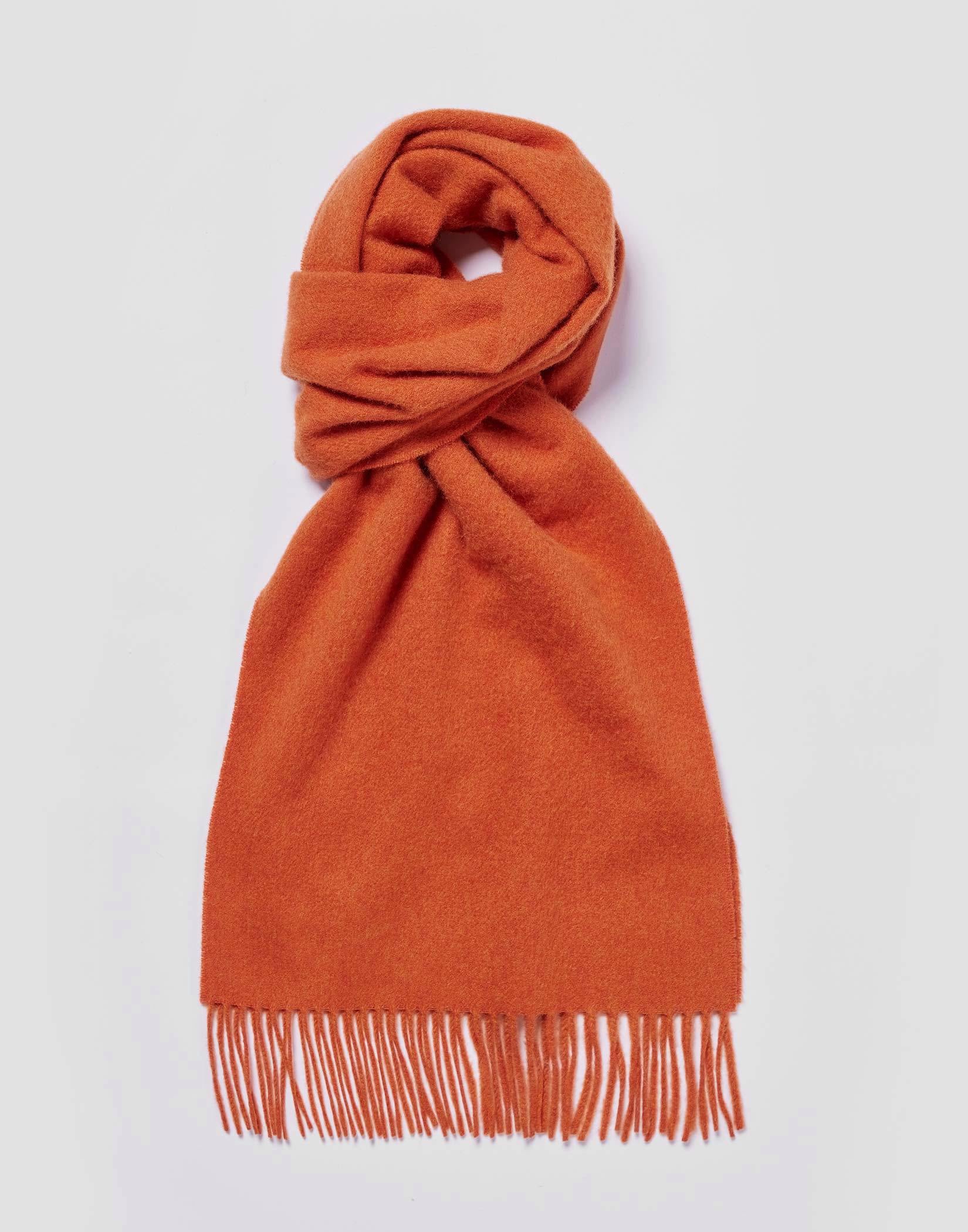Cashmere Scarf - Orange